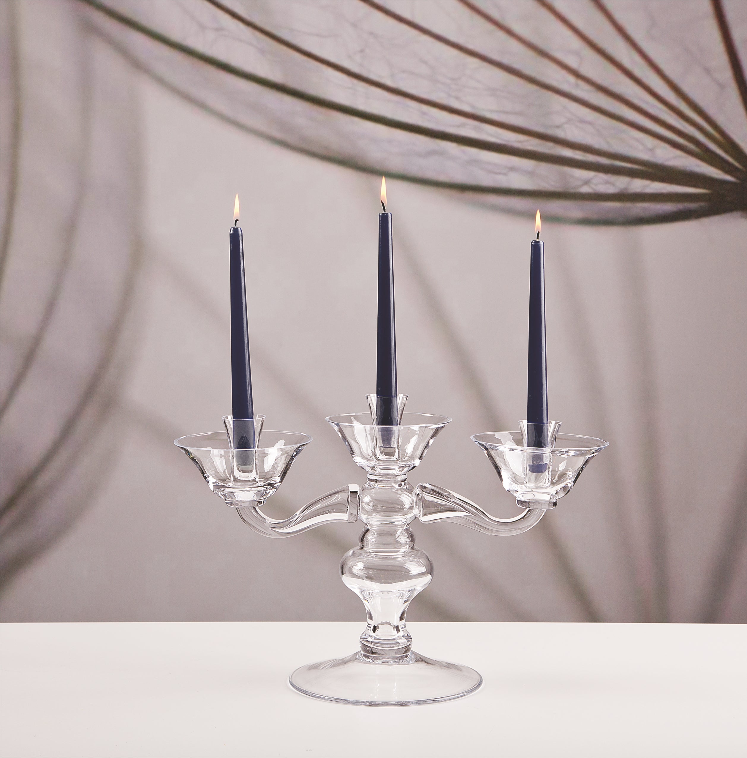 glass candle holder